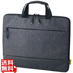 Surface Laptop 4 インナーバッグ インナーケース 15インチ 収納ポケット ハンドル付 ブラック 写真1