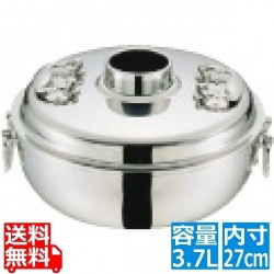ES18-8しゃぶしゃぶ鍋 27cm 写真1