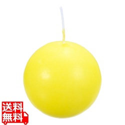 ボールキャンドル(50ヶ入) 40044 イエロー 写真1