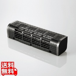 USB扇風機/2Wayタイプ/風量調整/冷却台機能/ブラック 写真1