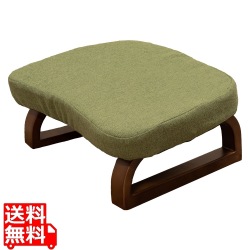 正座椅子 天然木 高さ17cm あぐら 座面傾斜 美姿勢 背筋が伸びる 軽い コンパクト おしゃれ ファブリック オリーブ RMHZ-40-OLV 写真1