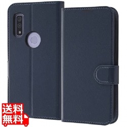 arrows We 耐衝撃 手帳型 シンプル マグネット/ダークネイビー 写真1