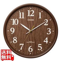 シチズン 木目電波掛時計 8MY569-006 写真1