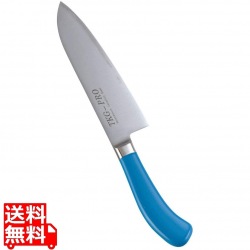 TKG PRO 抗菌カラー 三徳庖丁 ブルー 写真1