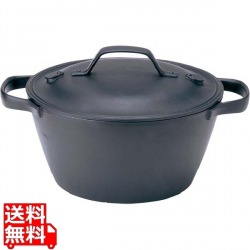 盛栄堂 南部鉄器 クックトップ 丸 深形(大) 24cm 4.0l CT-3 ※IH対応(100V/200V) 写真1