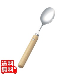 木製 丸 ハンドル スプーン 大(R-7) 写真1
