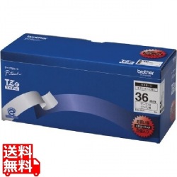 TZeテープ ラミネートテープ(白地/黒字)36mm 5本パック 写真1