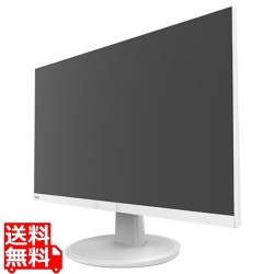 21.5型3辺狭額縁VAワイド液晶ディスプレイ(白色)/1920×1080/ミニD-Sub15ピン、HDMI/ホワイト/スピーカー：なし/〔5年保証〕 写真1