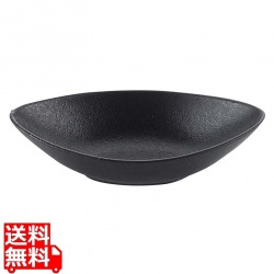 天目砂鉄 舟形ボール 18cm 写真1