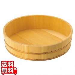 EBM さわら 飯台 48cm 2.5升 銅タガ(ネジリ止め) 写真1