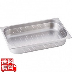 ドンナム 18-8穴明ホテルパン2/3 深さ40mm 写真1