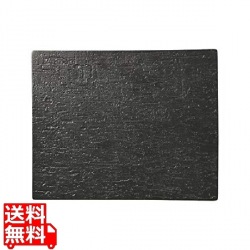 平長角皿 1/2サイズ用 漆黒(しっこく) 写真1