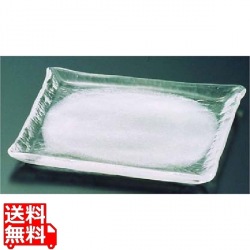 硝子和食器 白雪12 正角大皿 写真1