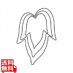 厚口野菜抜 3PC 朝顔の葉 写真1