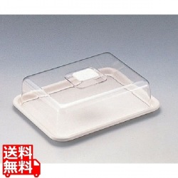 ラブリーハット 角ケーキフード 大 白 MT-542 写真1