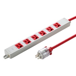 医用接地プラグ付き電源タップ 写真1