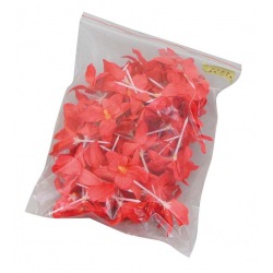 フラワーピック #301 赤(50本・袋入) 写真1