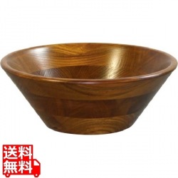 けやき サラダボール(オイルカラー)130003 直径255 写真1