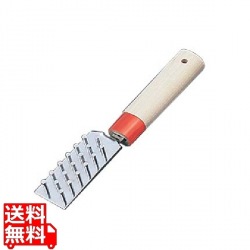 丸石 ウロコ取り(鉄製クロームメッキ加工) 写真1