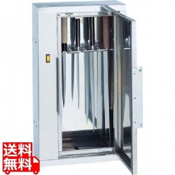 18-8殺菌灯付き庖丁保管庫 キンキラー K-104型(4本用) 写真1