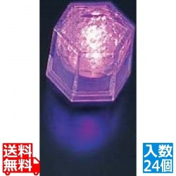 ライトキューブ・クリスタル 高輝度 (24個入) パープル 写真1