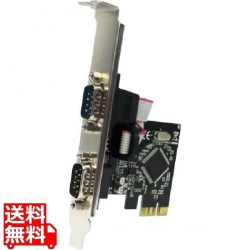 E2SL PCI Expressスロット用RS232C増設ボード。(D-Sub 9pin)×2ポート増設 LP対応モデル！ 写真1