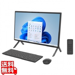 FMV F75-K1 ブラック (Core i7-1260P/16GB/SSD・512GB/DVDスーパーマルチ/Win11Home64/Office Home and Business 2024(個人向け)/23.8型) 写真1