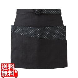 前掛JA-6809(ブラック) 写真1