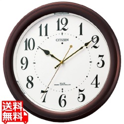 暗所自動点灯電波掛時計 写真1