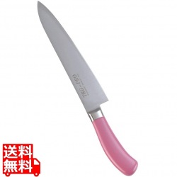 TKG PRO 抗菌カラー 牛刀 24cm ピンク 写真1