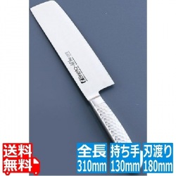 ブライトM11プロ 割込 菜切(両刃) M1165-DPS 18cm 業務用 写真1