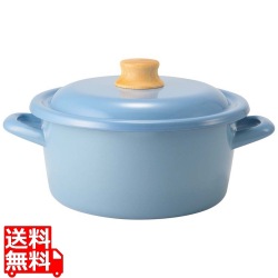 コットンプラス 両手鍋 20cm アッシュブルー CTP-20WAB 写真1