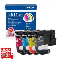 【ブラザー純正】インクカートリッジ 4色パック ブラック/シアン/マゼンタ/イエロー 写真1