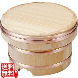 江戸びつ(サワラ製)15cm 1.5合 写真1