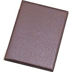 LB-402レザータッチメニュー中ブラウン 写真1