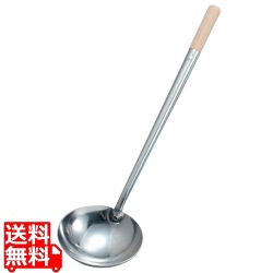 EBM ステンレス 中華お玉 大(直径130) 写真1