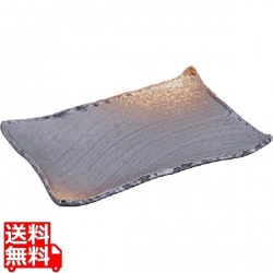 和食器コレクション 古備前 長角皿 31cm 写真1