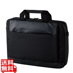 ビジネスバッグ パソコンバッグ 整理 ポケット 15.6インチ 2way 撥水加工 ポリエステル ショルダーベルト付き おすすめ メンズ 写真1