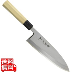 堺孝行 シェフ和庖丁 銀三鋼 出刃 19.5cm 業務用 写真1