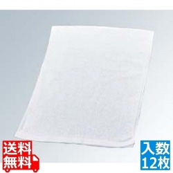 総パイルタオル #200(12枚入)ホワイト 340×860 写真1