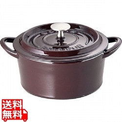 ボン・ボネール ココット12cm オーベルジン ※ ガス火専用 写真1