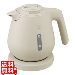 電気ケトル 0.8L ベージュ 写真1
