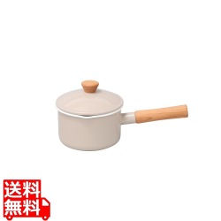 野田琺瑯 クルール ソースパン ベージュ CL-14NBE 写真1