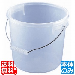 PP バケツ 13L PO-13A 乳白色 【本体のみ・蓋は別売りです】 写真1