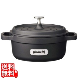 ジョイア ラウンドキャセロール 24cm ブラック XC-24BK 写真1