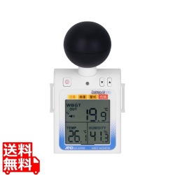 黒球付熱中症計 みはりん坊プロ AD-5698B 写真1