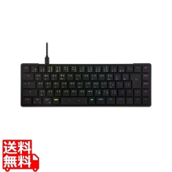 Barocco Mistel AirOne Pro 超薄型 キーボード 日本語JIS配列 ML-MD68PRO-J-TL/BK 写真1