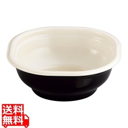 グルメ丼20 黒(50入) 本体K 180230 写真1