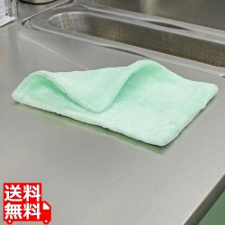 Wオイルびっくりクロス 厚手 CW-4 グリーン(5枚入) 写真1