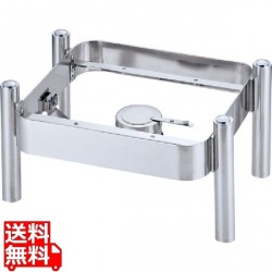 KINGO 角チェーフィング2/3サイズ用 スタッキングスタンドC100 業務用 写真1